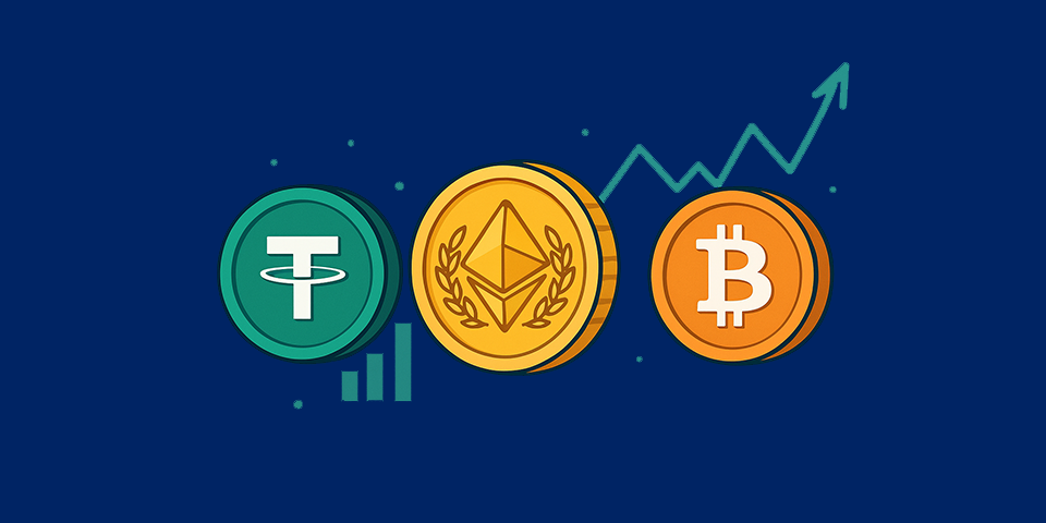 مقایسه بازدهی تتر، طلا و بیتکوین: کدام یک برای سرمایهگذاری بهتر است؟